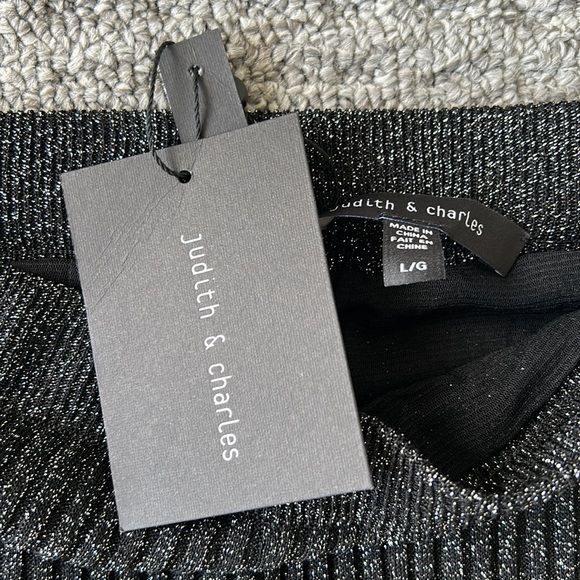 Judith & Charles a-line mid length sparkly skirt - Picture 3 of 3